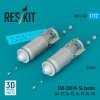 RESKIT RS72-0568 FAB-500 M-54 bombs (2 pcs) (Su-17, Su-22, Su-24, Su-25) (3D Printed) (1/72)